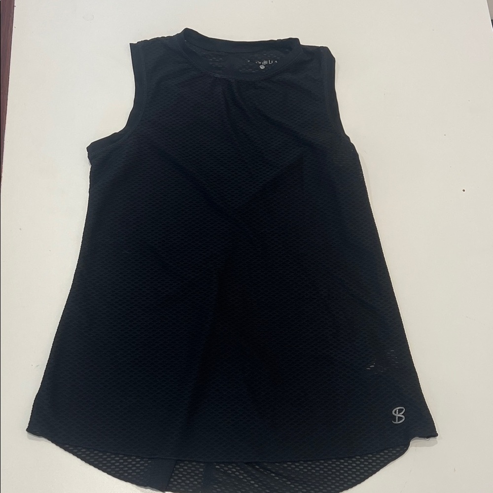 Sofibella Black Sheer Sleeveless Top - image 1